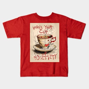 Cup of Positivity Kids T-Shirt